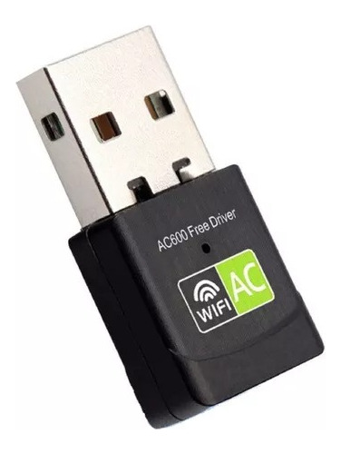 Adaptador Wifi Usb 600mbps Tarjeta Red Dual Banda 2.4 Y 5ghz