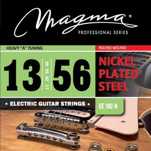 Encordado Guitarra Electrica Magma 013/056 Ge180n Heavy  A