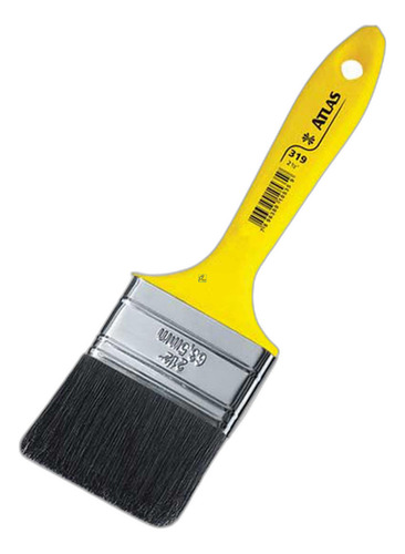 Imagem 1 de 5 de Pincel Trincha Atlas 319 1.1/2 Kit C/12