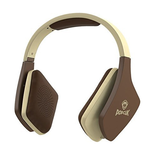 Popclik Jump! Pro Auricular Marron Beige 1.575 In Neodimio