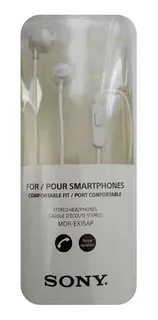 Audífonos Sony Handsfree Mdrex15ap Con Microfono Smartphone