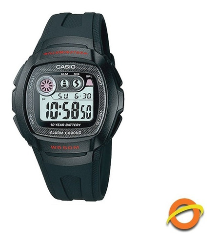 Reloj Casio W210 Digital Wr50 Alarma, Cronometro Hora Doble