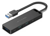 Comprar Hub Usb Multipuerto Vention - 4 En 1 - Usb 3.0 Multiplicador 3 Puertos Usb + Lector De Tarjetas Sd \u002F Tf - 0.15 Metros - Premium - Pendrive \u002F Pc \u002F Notebook \u002F Macbook \u002F Portatil - Chvbb