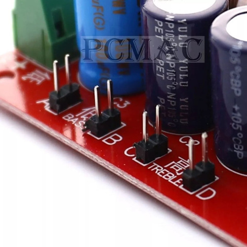 400w Ecualizador Crossover 2 Vías Ajustable