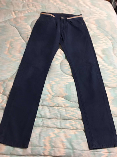 Massimo Dutti Pantalón Casual Para Caballero Talla 30 Azul