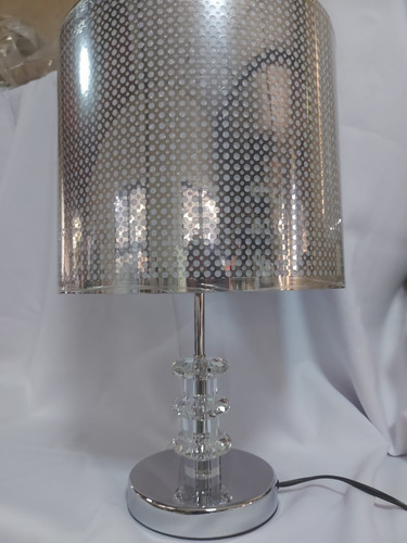 Imagen 5 de 8 de Lámpara De Buro Mesa Elegante Cromada Le561