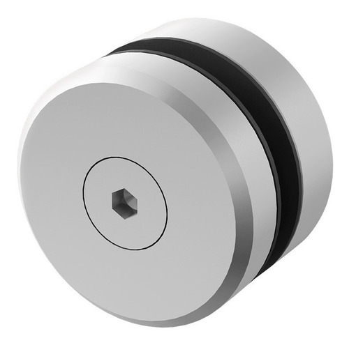 Conector De Vidrio A Vidrio 180° Para Cristal Sin Resaque