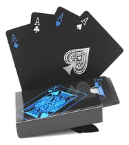 Comprar Baraja Naipe Carta Ingles Plástica Magia Premiu Poker Negras