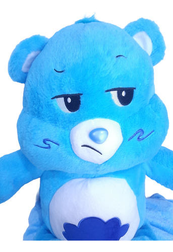 Peluche Ositos Cariñositos 60cm Gruñocito Rosa/azul C/ Manta Osito Cariñoso Gruñonsito