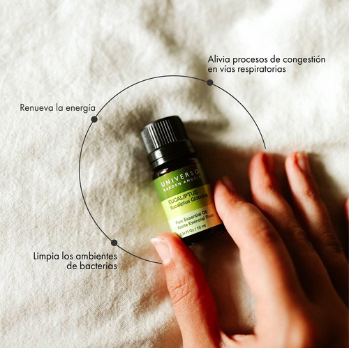 Aceite Esencial Puro Eucalipto - Universo Garden Angels