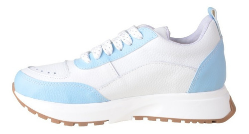Imagen 4 de 8 de Zapatillas Urbanas De Cuero De Mujer Livianas Laki - Ferraro