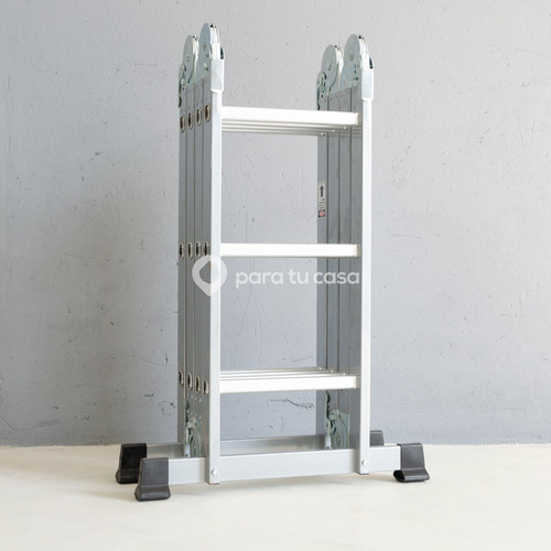 Imagen 3 de 10 de Escalera Multifuncion Aluminio /acero 4x3 Articulada 12 Esc