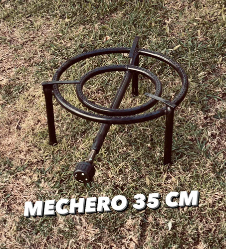 Mechero Quemador Anafe Paellera Disco Ø35 Con Manguera
