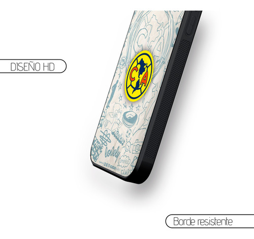 Funda + Extra Para Huawei (todos) Aguiilas Del Ameriica Huawei P40 Lite/nova 6 Se
