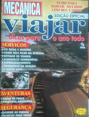 Revista Oficina Mecânica Edição Especial Viajar Nº114a 1996 