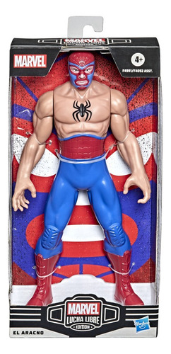 Figura De Acción Hasbro Marvel Lucha Libre El Aracno 24 Cm