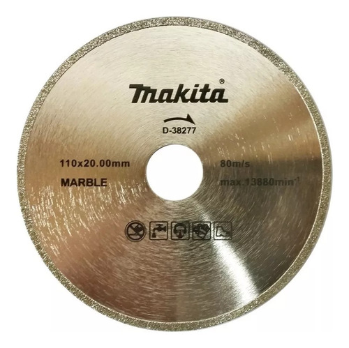 Disco Diamantado Makita 110x20mm D-38277