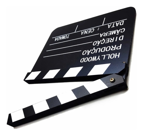 Claquete De Cinema Para Filmagem Ou Decoração You Tuber 20cm