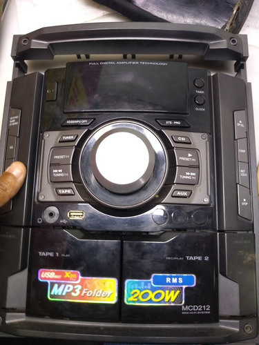 Painel Frontal Mini System LG Modelo Mcd 212
