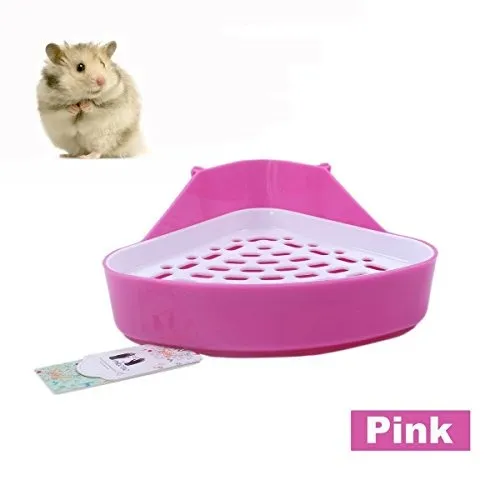 Mkono Potty Trainer Corner Caja De Arena Para Hamster Guinea