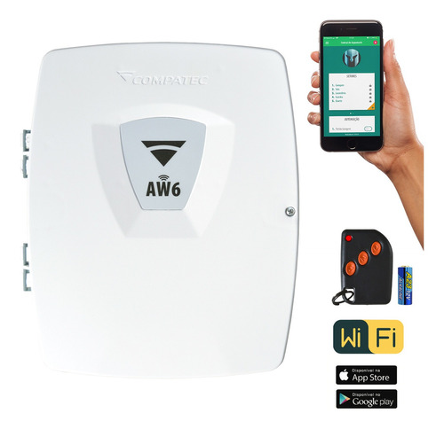 Central Alarme Wifi Internet Wireless Com App iPhone Android