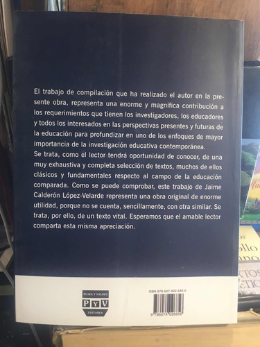 Teoría Y Desarrollo De La Investigacion En Educacion Compara (Usado)