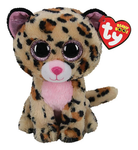 Pelúcia Beanie Boos Ty Onça Livvie 20cm - Toyng