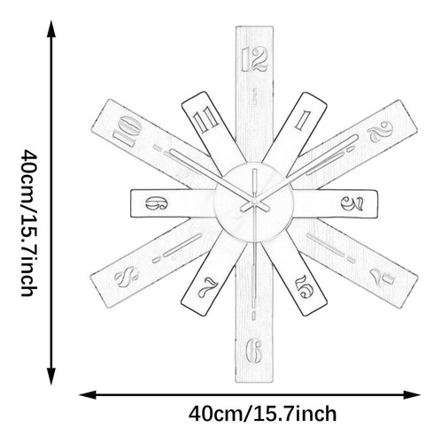 Reloj De Pared Minimalista, Reloj De Pared Verde Oscuro