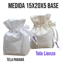 Comprar Bolsas Tela Lienzo Sublimable Y Tela Panama Pack 10 Unid Beige Bolsa Souvenirs