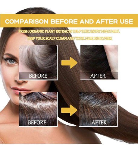 Jabón Para Oscurecer El Cabello Polygonum F Shampoo Bar,