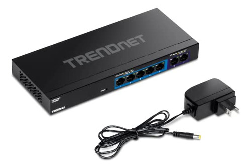 Switch Multi-gig De 7 Puertos De Trendnet, 5 X Puertos 1g