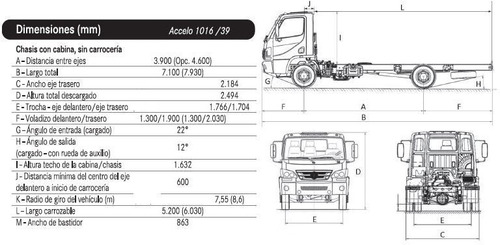 Imagen 7 de 8 de Mercedes Benz Accelo 1016/39 - Caja Aut.