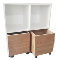 Comprar Juguetero Organizador Cubo Con Ruedas Montessori Nórdico  