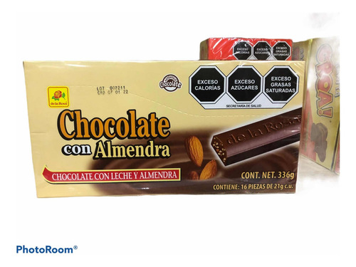 Chocolate Con Leche Y Almendra 1.008 Kg De La Rosa