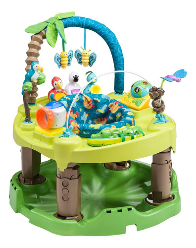 Centro De Aprendizaje Evenflo Exersaucer Triple Diversión,. Color Verde