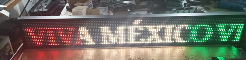 Modulo 100x20cm Para Banner Led Programable Wifi Hasta 5mts