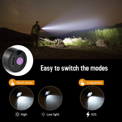 Acampar Led Recargable Perros Mini Linterna Y Para Usb