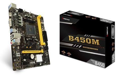 Tarjeta Madre Biostar B450mh Ddr4 Hdmi Pcie M.2 Sata