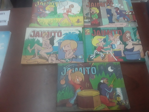 Las Diabluras De Jaimito - Lote X 5 Libros Antiguos 