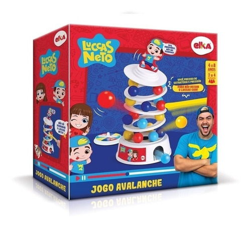 Jogo Avalanche Luccas Neto Brinquedo Infantil Original