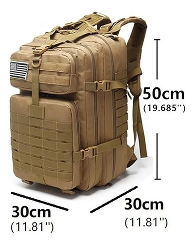 Mochila Militar Tactica Bolso Militar Outdoor 40 Lt