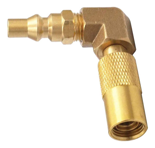 Adaptador De Conexión Rápida De 1/4 'rv Con Codo