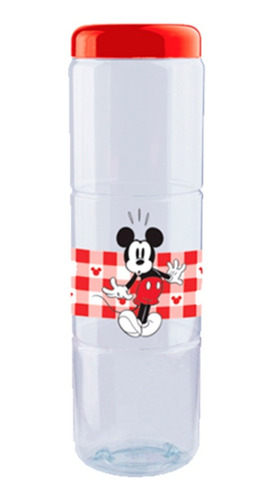 Pote Porta Organizador De Mantimento Plástico Mickey 1750 Ml