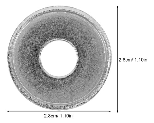Funda De Aluminio Para Base De Patines De 10 Piezas: Repuest