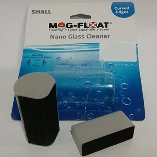 Imagem 2 de 3 de Limpador Magnético Para Aquário De Vidro Curvo Mag-float (n)