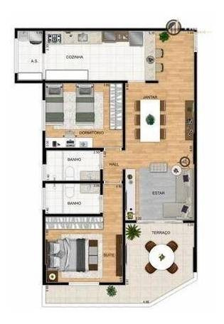 Imagem 20 de 22 de Apartamento Com 2 Dormitórios À Venda, 89 M² Por R$ 456.535,00 - Aviação - Praia Grande/sp - Ap2870