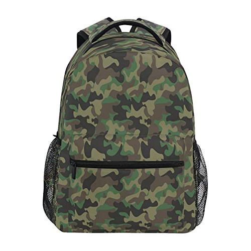 Mochila Militar Camo Camouflage School Para 5256o
