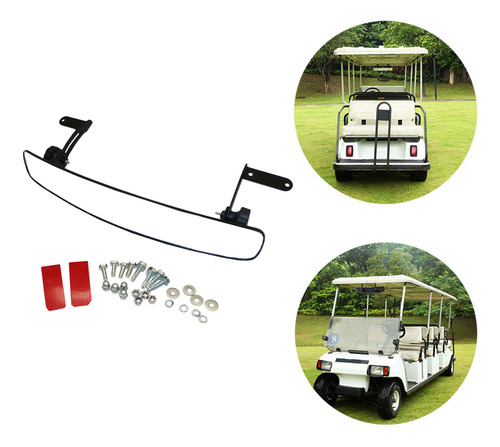 Espejo Retrovisor Para Carrito De Golf, Fácil De Instalar,