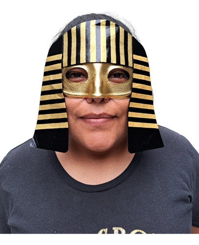 Máscara Antifaz Egipcio Faraón Color Diseño Unico