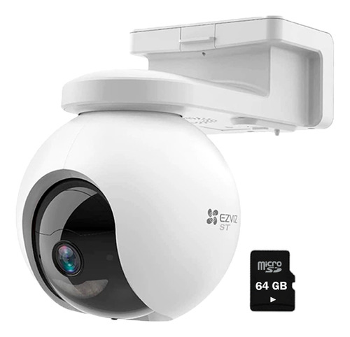 Ezviz Cámara Seguridad Wifi Cb8 2k 3mp Batería + Sd 64gb